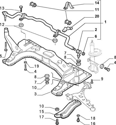 Alfa Romeo GTV/Spider Suspension Stiffening Plate – RH | Totally Alfa