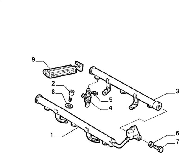 Alfa Romeo GTV/Spider V6 Fuel Rail Fixings - Image 3